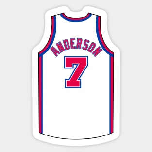 Kenny Anderson New Jersey Jersey Qiangy Sticker